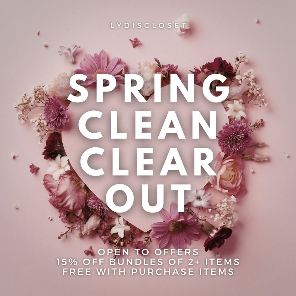 SPRING CLOSET CLEAR OUT